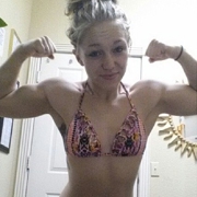 Teen muscle girl Fitness girl Jamee